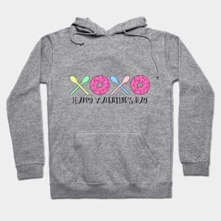 xoxo donuts valentine's day Hoodie